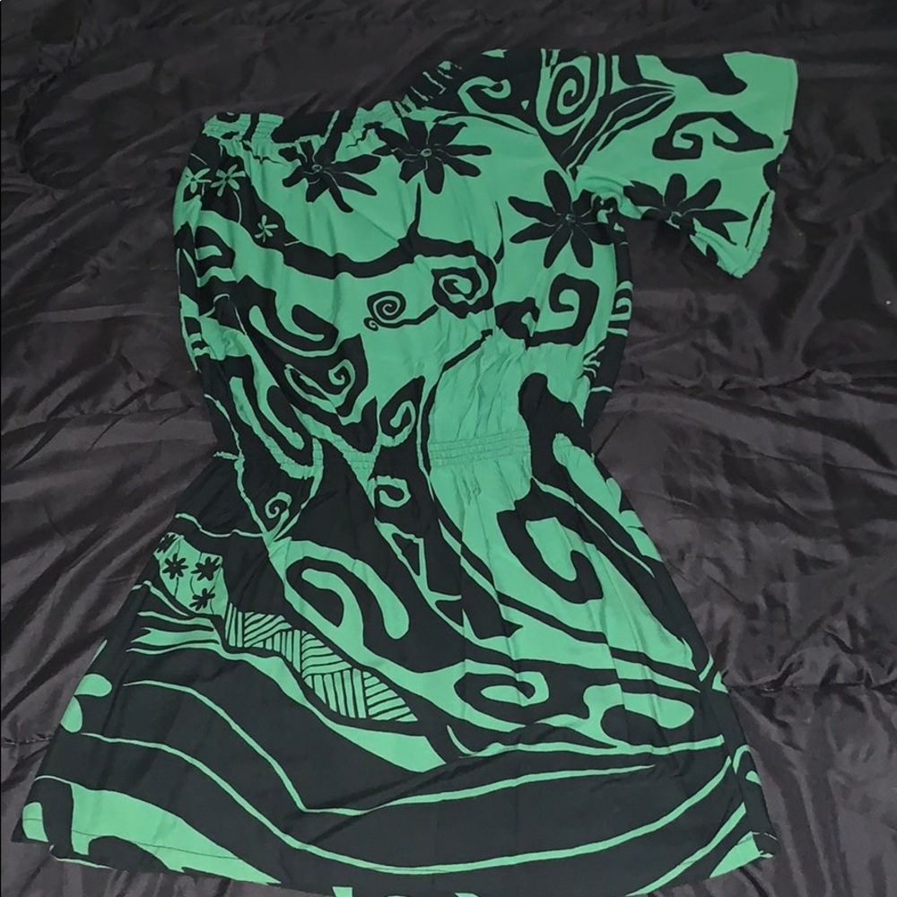 Green Wahine Toa Dress